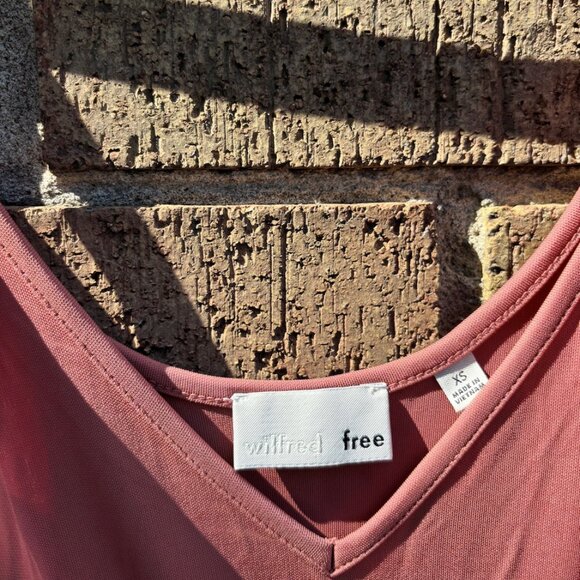 Wilfred Free Rose Pink Slip Dress (XS) - Picture 1 of 2